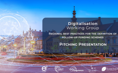 2nd Digitalisation Working Group meeting: Regional best practices for the definition of follow-up funding schemes